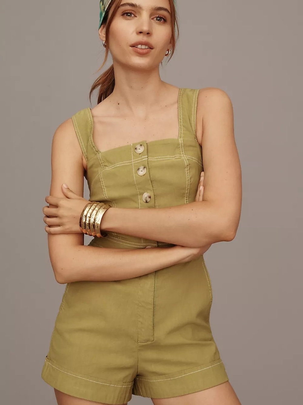 NWT Maeve Anthropologie Portside Romper Size 8